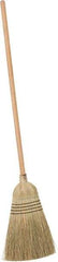 PRO-SOURCE - 60" OAL Corn Bristle Broom - Wood Handle - Caliber Tooling