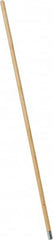 PRO-SOURCE - 54" Wood Female Thread Mop Handle - 1-1/8" Handle Diam, Metal Connector, Use with Wet Mops - Caliber Tooling