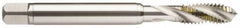 Guhring - 5/8-11 UNC 4 Flute 2BX Modified Bottoming Spiral Flute Tap - Powdered Metal, TiAlN Finish, 110mm OAL, Right Hand Flute, Right Hand Thread, Series 2922 - Caliber Tooling