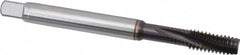 Guhring - 5/16-18 UNC 3 Flute 2BX Modified Bottoming Spiral Flute Tap - Powdered Metal, TiAlN Finish, 90mm OAL, Right Hand Flute, Right Hand Thread, Series 2922 - Caliber Tooling