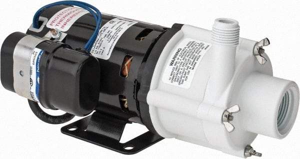 Little Giant Pumps - 1/10 HP, 24.3 Shut Off Feet, Magnetic Drive Pump - 1 Phase, 60 Hz - Caliber Tooling