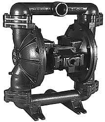 SandPIPER - 2" NPT, Metallic, Air Operated Diaphragm Pump - PTFE/Neoprene Diaphragm, Stainless Steel Housing - Caliber Tooling