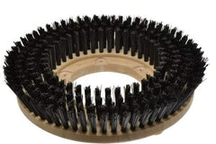 Made in USA - 13" Diam Floor Brush - 11" Machine, Polypropylene - Caliber Tooling