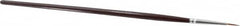 PRO-SOURCE - #1 Sable Artist's Paint Brush - 5/64" Wide, 5/16" Bristle Length, 5-1/2" Wood Handle - Caliber Tooling