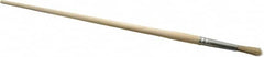 PRO-SOURCE - #5 Pig/Boar Artist's Paint Brush - 9/32" Wide, 1-1/8" Bristle Length, 11" Wood Handle - Caliber Tooling