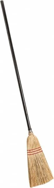 PRO-SOURCE - 55" OAL Corn Bristle Broom - Wood Handle - Caliber Tooling