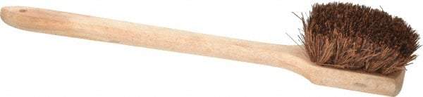 PRO-SOURCE - 2" Bristle Length, Palmyra Utility Scrub Brush - 20" OAL, Hardwood Block - Caliber Tooling