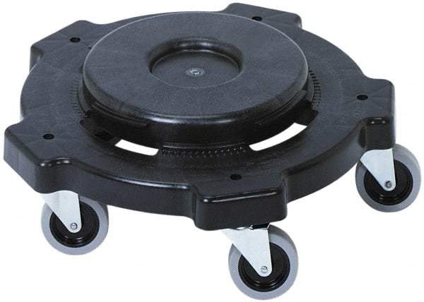 Continental - Round Polyethylene Twist-On Trash Can Dolly - Compatible with 20, 32, 44 & 55 Gal Containers, Compatible with Huskee 2000, 3200, 4444, 5500 - Caliber Tooling