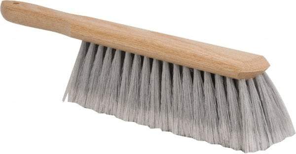 PRO-SOURCE - Plastic Counter Duster - 2-1/2" Bristle Length, 9" Long Head, Hardwood Handle, Gray - Caliber Tooling