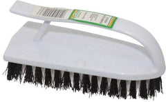 PRO-SOURCE - Polypropylene Scrub Brush - 6-1/2" OAL, Easy Grip Handle, Plastic Block - Caliber Tooling