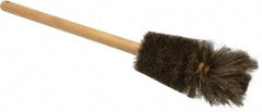 Made in USA - Tampico Food Service Brush - 5-3/4" x 4-1/2" Long x 4-1/2" Wide Head, 5-3/4" OAL, White, Wood Block - Caliber Tooling