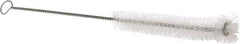 PRO-SOURCE - 1/2" Diam Nylon Tube Brush - 8" OAL, 3" Head Length, Wire Handle - Caliber Tooling