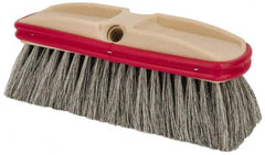 PRO-SOURCE - 10" Overall Length, Vehicle Wash Brush - Natural Colored Tampico Bristles - Caliber Tooling