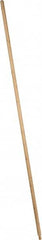 PRO-SOURCE - 48 x 7/8" Wood Handle for Push Brooms - Threaded Connection, Tan - Caliber Tooling