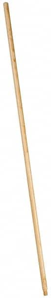 PRO-SOURCE - 54 x 15/16" Wood Handle for Push Brooms - Threaded Connection, Tan - Caliber Tooling