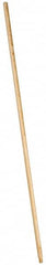 PRO-SOURCE - 54 x 15/16" Wood Handle for Push Brooms - Threaded Connection, Tan - Caliber Tooling