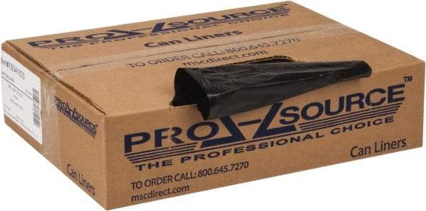 PRO-SOURCE - 0.6 mil Thick, Household/Office Trash Bags - 30" Wide x 36" High, Black - Caliber Tooling