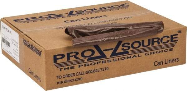 PRO-SOURCE - 0.8 mil Thick, Household/Office Trash Bags - 38" Wide x 58" High, Black - Caliber Tooling