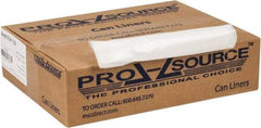 PRO-SOURCE - 0.8 mil Thick, Household/Office Trash Bags - 40" Wide x 46" High, Clear - Caliber Tooling