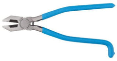 Channellock - 9" OAL, 1-9/32" Jaw Length x 1-1/16" Jaw Width, Ironworker's Pliers - Standard Jaw, Standard Head, Plastic Dipped Handles - Caliber Tooling