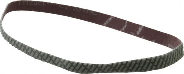 Abrasive Belt: 1/2″ Width, 45 Grit, Aluminum Oxide Coated, X Weighted, Dry, Series CF01A