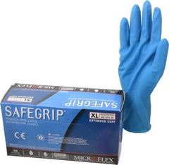 Microflex - Size XL, 11 mil, Medical Grade, Powder Free Latex Disposable Gloves - Exact Industrial Supply