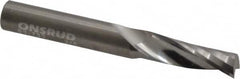 Onsrud - 3/8" Cutting Diam x 1-1/8" Length of Cut, 1 Flute, Upcut Spiral Router Bit - Uncoated, Right Hand Cut, Solid Carbide, 3" OAL x 3/8" Shank Diam, Single Edge, 21° Helix Angle - Caliber Tooling