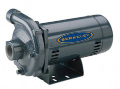 Berkeley - ODP Motor, 115/230 Volt, 1 Phase, 1-1/2 HP, Cast Iron Straight Pump - 1-1/4 Inch Inlet, 1 Inch Outlet, 118 Max Head psi, Noryl Impeller - Caliber Tooling