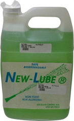 Superbee - New-Lube, 1 Gal Bottle Cutting Fluid - Water Soluble, For Cleaning - Caliber Tooling