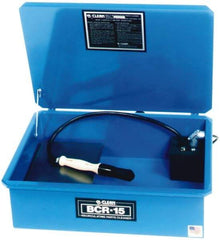 Build-All - Bench Top Solvent-Based Parts Washer - 5 Gal Max Operating Capacity, Steel Tank, 120 Input Volts - Caliber Tooling