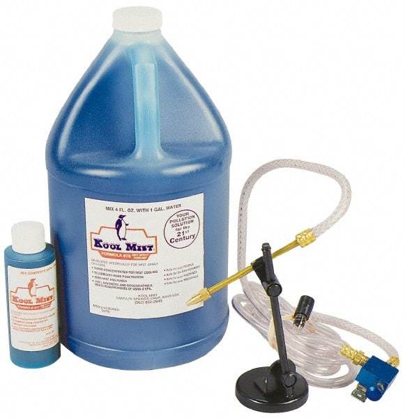 Kool Mist - Tankless Mist Coolant Unit - 4' Coolant Line Length, 4" Hose Length - Caliber Tooling