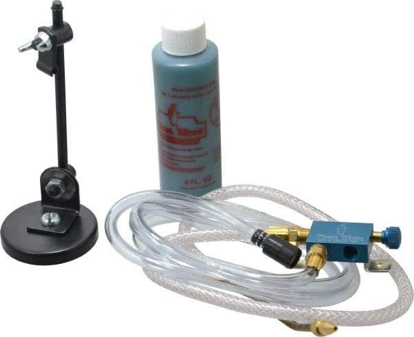 Kool Mist - 1 Outlet, Tankless Mist Coolant Unit - 2' Coolant Line Length, 4" Hose Length - Caliber Tooling