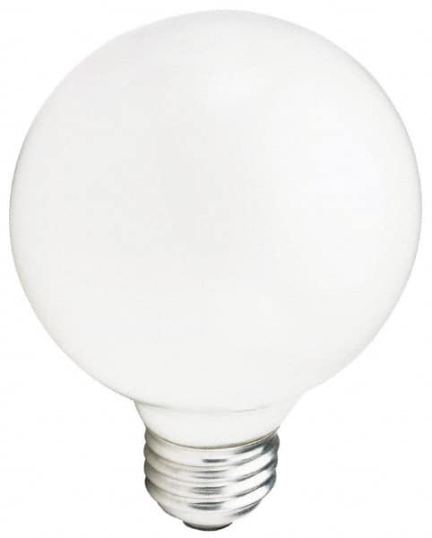 Philips - 40 Watt Incandescent Decorative Medium Screw Lamp - 2,700°K Color Temp, 415 Lumens, 120 Volts, Dimmable, G25, 2,000 hr Avg Life - Caliber Tooling