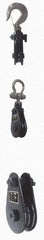 Value Collection - 4, 400 Lbs. Load Limit, Side Release Snatch Block - Single Sheave, 3 Inch Outside Diameter, Wire Rope, 5/16 Inch Diameter, Steel - Caliber Tooling