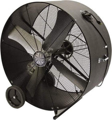 TPI - 48" Blade, Belt Drive, 14,400 CFM, Floor Style Blower Fan - 15 Amps, 120 Volts, 1 Speed, Single Phase - Caliber Tooling