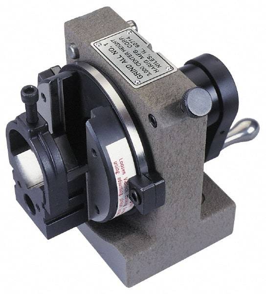 Harig - 24 Position, V-Block Grinding Fixture & Indexing Spacer - 3" High Centerline, 1-3/16" Spacer Through Hole, 7-9/32" OAL, 5-7/16" Overall Height - Caliber Tooling