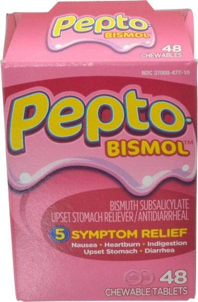 Medique - Pepto Bismol Tablets - Antacids & Stomach Relief - Caliber Tooling