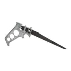 Stanley - Steel Blade Keyhole Saw - Cast Aluminum Handle, Pistol Grip, 8" OAL - Caliber Tooling