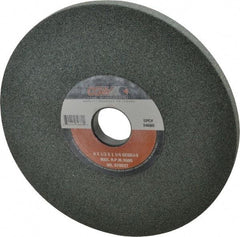 Camel Grinding Wheels - 8" Diam x 1-1/4" Hole x 1/2" Thick, I Hardness, 60 Grit Surface Grinding Wheel - Silicon Carbide, Type 1, Medium Grade, 3,600 Max RPM, Vitrified Bond, No Recess - Caliber Tooling