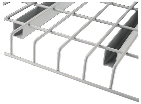 Nashville Wire - 58" Wide, 1-1/2" High, Open Shelving Welded Wire Decking - Steel, 36" Deep, Use with Pallet Racks - Caliber Tooling