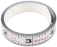 Starrett - Adhesive Tape Measures Length (Feet): 12.00 Length (Meters): 3.66 - Caliber Tooling