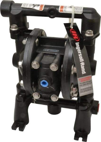 ARO/Ingersoll-Rand - 1/2" NPT, Metallic, Air Operated Diaphragm Pump - Nitrile Diaphragm, Aluminum Housing - Caliber Tooling