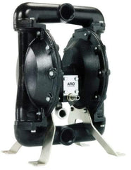 ARO/Ingersoll-Rand - 1-1/2" NPT, Metallic, Air Operated Diaphragm Pump - Nitrile Diaphragm, Aluminum Housing - Caliber Tooling