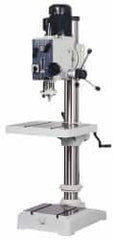 Vectrax - 20-7/16" Swing, Geared Head Drill Press - Variable Speed, 1 hp, Single Phase - Caliber Tooling