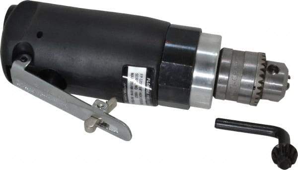 Florida Pneumatic - 1/4" Keyed Chuck - Inline Handle, 20,000 RPM, 4 CFM, 0.3333 hp, 60-90 psi - Caliber Tooling