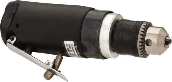 Florida Pneumatic - 3/8" Keyed Chuck - Inline Handle, 20,000 RPM, 4 CFM, 0.3333 hp, 60-90 psi - Caliber Tooling