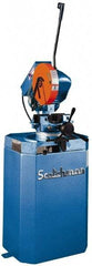 Scotchman - 1 Cutting Speed, 14" Blade Diam, Cold Saw - 1,500 & 3,000 RPM Blade Speed, Floor Machine, 3 Phase, Compatible with Non-Ferrous Material - Caliber Tooling