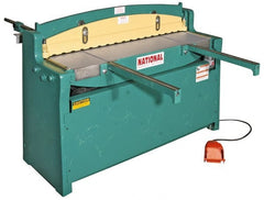 36″ Blade 40 SPM 220/440V 3 hp Hydraulic Floor Shear 24″ Back Gage, 12 ga Mild Steel, 16 ga, 76″ Wide x 45″ High x 42″ Deep