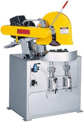 Everett - 20 or 22" Blade Diam, 1" Arbor Hole, Miter Chop & Cutoff Saw - 3 Phase, 10 hp, 230 Volts, 3" in Solids at 90°, 2-1/2" in Solids at 45° - Caliber Tooling