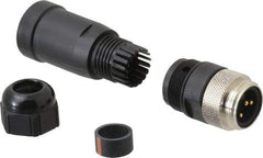 Brad Harrison - 13 Amp, Male Straight Field Attachable Connector Sensor and Receptacle - 600 VAC/VDC, IP67 Ingress Rating - Caliber Tooling